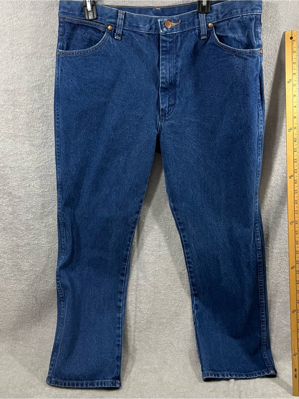 Wrangler Jeans Mens 38x30 Blue Y2k Cotton Denim 936PWD Bootcut Made In Mexico